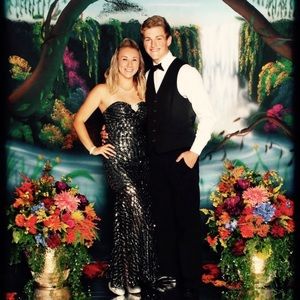 Prom dress! Black sequins.